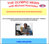 Michael Kosmides, Olympic News